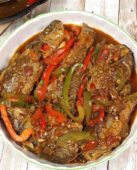 Traditional Jamaican Foods Brown Stew Fish Recipe