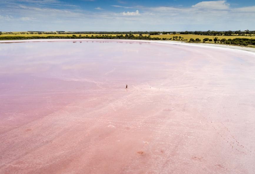 Lake Hillier in Australia