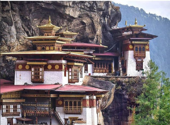 The Tiger's Nest in Bhutan