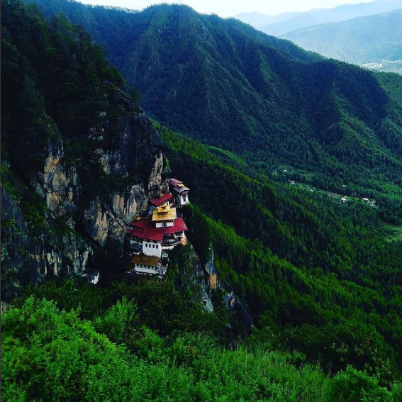 The Tiger's Nest in Bhutan